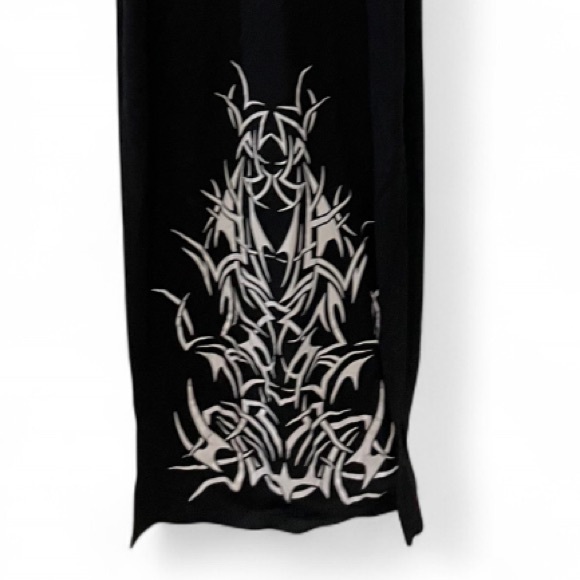 Dolls Kill Black Turtleneck Sleeveless Maxi Dress - Picture 7 of 9